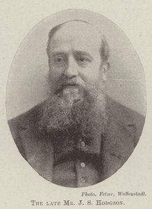 Edesmennyt herra J S Hodgson tekijältä English Photographer