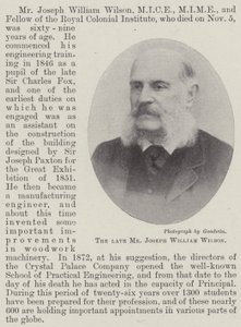 Edesmennyt Joseph William Wilson tekijältä English Photographer