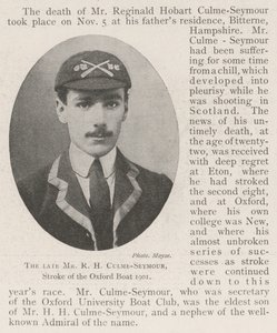 Edesmennyt herra RH Culme-Seymour, Oxford-veneen aivohalvaus 1901