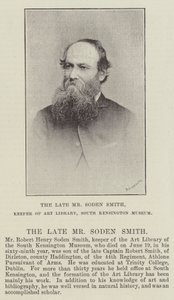 Edesmennyt herra Soden Smith, taidekirjaston pitäjä, South Kensington Museum tekijältä English Photographer