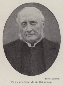 Edesmennyt pastori J A Spurgeon tekijältä English Photographer