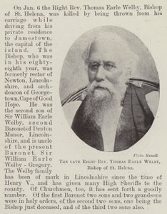 Edesmennyt oikea pastori Thomas Earle Welby, Pyhän Helenan piispa tekijältä English Photographer