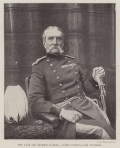 Edesmennyt Sir Andrew Clarke, Victorian pääagentti tekijältä English Photographer