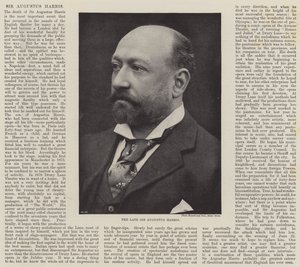 Edesmennyt Sir Augustus Harris tekijältä English Photographer