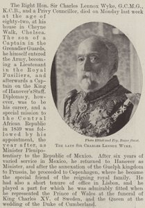 Edesmennyt Sir Charles Lennox Wyke tekijältä English Photographer