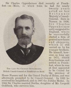 Edesmennyt Sir Charles Oppenheimer, Britannian pääkonsuli Frankfort-on-Mainissa tekijältä English Photographer