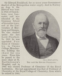Edesmennyt Sir Edward Frankland tekijältä English Photographer