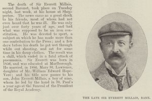 Everett Millais, edesmennyt Baronet tekijältä English Photographer