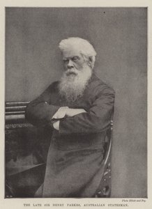Edesmennyt Sir Henry Parkes, Australian valtiomies tekijältä English Photographer