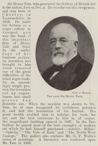 Edesmennyt Sir Henry Tate tekijältä English Photographer