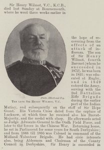 Edesmennyt Sir Henry Wilmot, VC tekijältä English Photographer