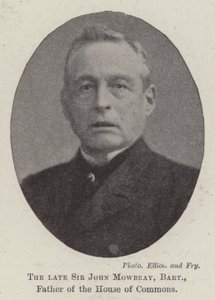 Edesmennyt Sir John Mowbray, Baronet, alahuoneen isä tekijältä English Photographer