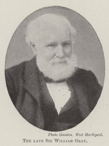 Edesmennyt Sir William Gray tekijältä English Photographer