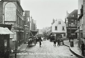 Three Tuns Old Kings Head, Surrey Street, Croydon: yleiskuva, 1885 tekijältä English Photographer