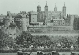 Tower Hill: näkymä Lontoon Towerista, 1895 tekijältä English Photographer