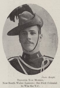 sotilas Tom Morris, New South Wales Lancers; ensimmäinen siirtomaa, joka on voittanut VC:n tekijältä English Photographer