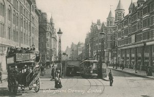 Maanalainen raitiovaunu, Southampton Row, Lontoo tekijältä English Photographer