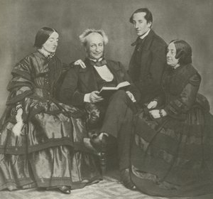 Viktoriaaninen perheryhmä, 1857 tekijältä English Photographer