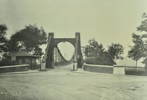 Näkymä vanhalle Lambeth-sillalle, 1897 tekijältä English Photographer