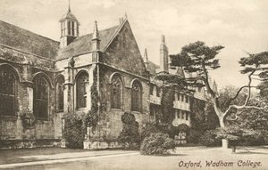 Wadham College, Oxford, Oxfordshire (m/w kuva) tekijältä English Photographer