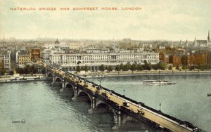 Waterloo Bridge ja Somerset House (värikuva) tekijältä English Photographer