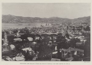 Wellington, Uusi-Seelanti, jonne Cornwallin ja Yorkin herttua saapuu 18. kesäkuuta tekijältä English Photographer