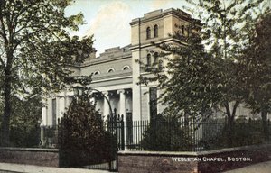 Wesleyan Chapel, Boston (värikuva) tekijältä English Photographer