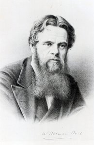 William Holman Hunt, kaiverrus valokuvan jälkeen, n.1865 tekijältä English Photographer