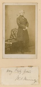 William Macready, näyttelijä tekijältä English Photographer