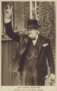 Winston Churchill (m/w kuva) tekijältä English Photographer