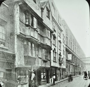 Wych Street, Westminster LB: katsot länteen, 1890 tekijältä English Photographer