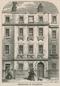 28 Dean Street, Soho, Lontoo, taiteilija Joseph Nollekensin syntymäpaikka tekijältä English School