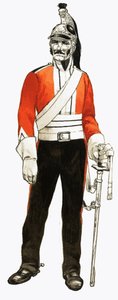 3. Dragoons 1812 -sotilas tekijältä English School
