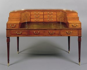 George III Carlton House Desk, n. 1800 (puu)