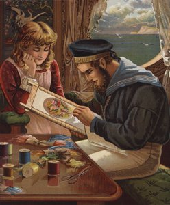 Rakkauden työ (chromolitho) tekijältä English School