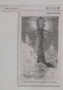 A Lighthouse - ei professori Tyndall, Moonshine, julkaistu 20. joulukuuta 1884 (puukaiverrus)
