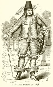 Lontoon Dandy vuodelta 1646 tekijältä English School