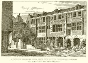 Osa Winchester Housesta, joka säilyi 1800-luvulle asti tekijältä English School