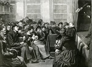 Lauantai-illan viihdettä köyhille, St Albans Hall, Baldwins Gardens, Holborn tekijältä English School