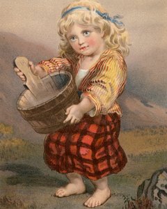 Scotch Lassie (väri litho) tekijältä English School