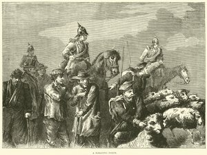 Ravinnonhakujuhla, lokakuu 1870 tekijältä English School