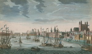 Yleiskuva purjeveneistä Thames-joen vesillä