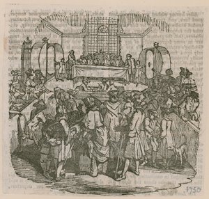 arpajaiset; päivätty 1750 tekijältä English School