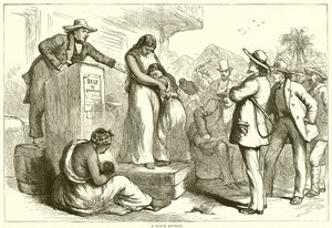 Orjahuutokauppa (kaiverrus) tekijältä English School