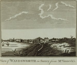 Näkymä Wandsworthiin Surreyssa tekijältä English School