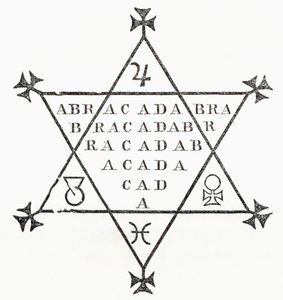 Abracadabra, The Ingoldsby Legends tai Mirth and Marvels, kirjoittanut Thomas Ingoldsby, julkaistu vuonna 1865 tekijältä English School