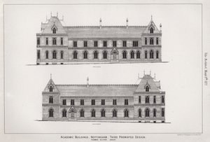 Akateemiset rakennukset, Nottingham, Third Premiated Design (kaiverrus) tekijältä English School