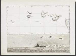 Afegiu MS 15500 f.13 Vint-i-dos cartes, vistes de Headlands, etc., preses durant el viatge del capità Cook a la Resolució a través del Pacífic i l