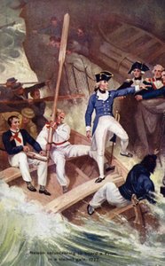 Amiraali Lord Nelson (värilitografia) tekijältä English School