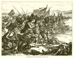 Highlandersin eteneminen Almassa